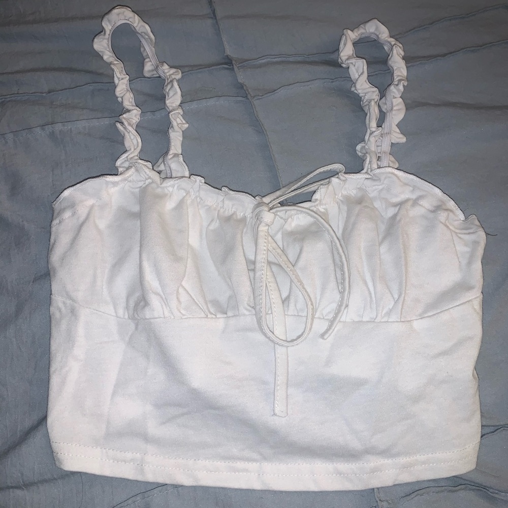Women’s white crop top | size Small